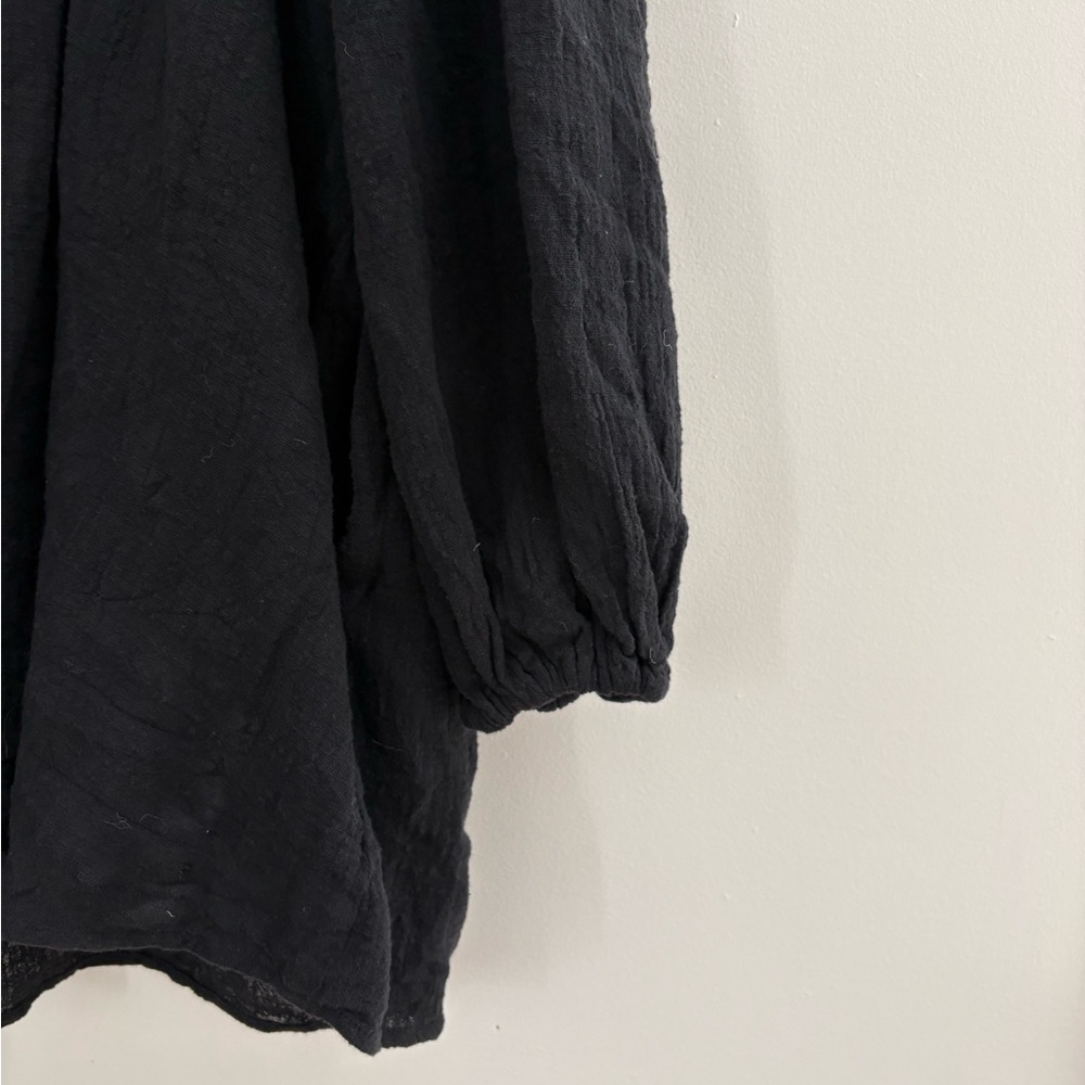 SABO Max Mini Black Cotton Dress - Picture 7 of 9